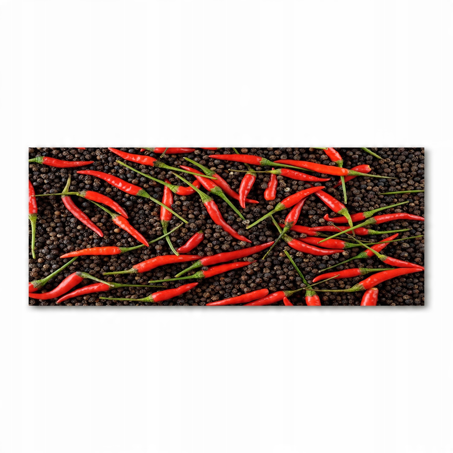 

Foto obraz szkło akryl Papryczki chilli 125x50 cm