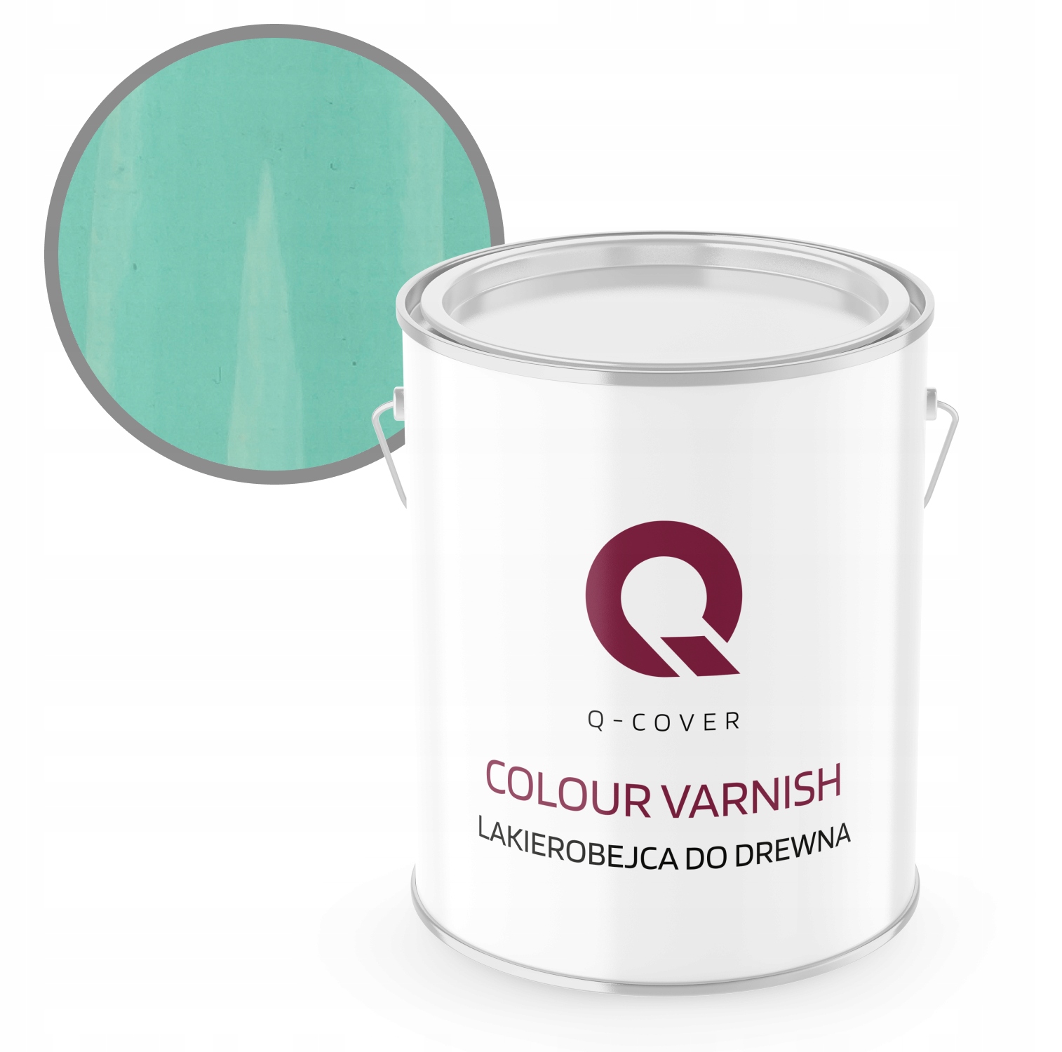 Rychleschnoucí Lak Na Dřevo 2,5 L Tyrkysový Polomatný Výkonný 3V1 Uv