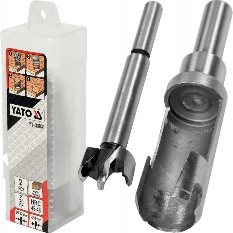

Yato Flekownik Sękownik Frez Do Drewna 20MM 2szt
