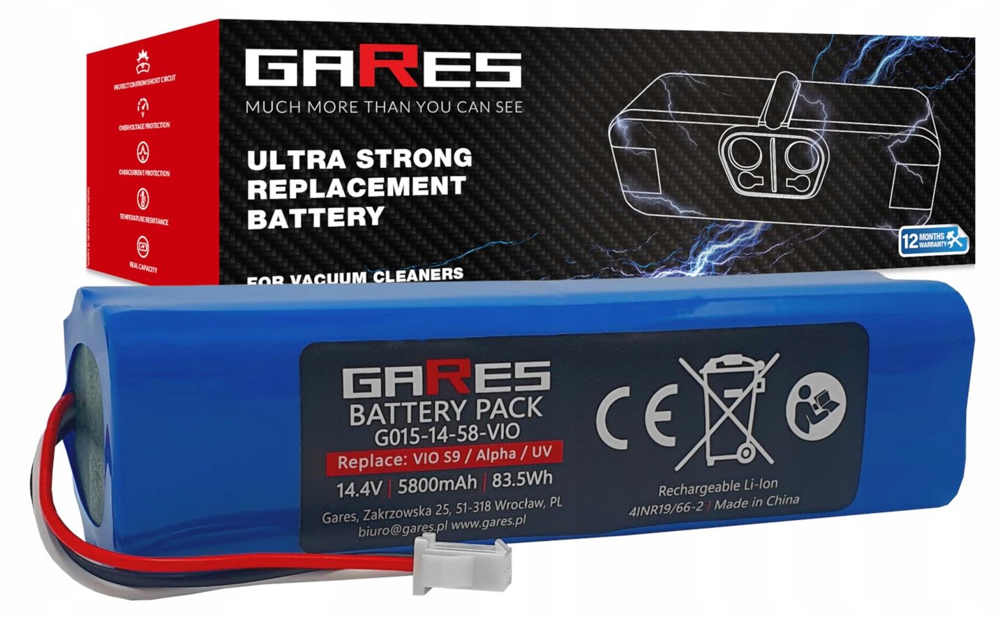 Baterie Akumulátor pro Neabot N2 14,4V 5,8Ah