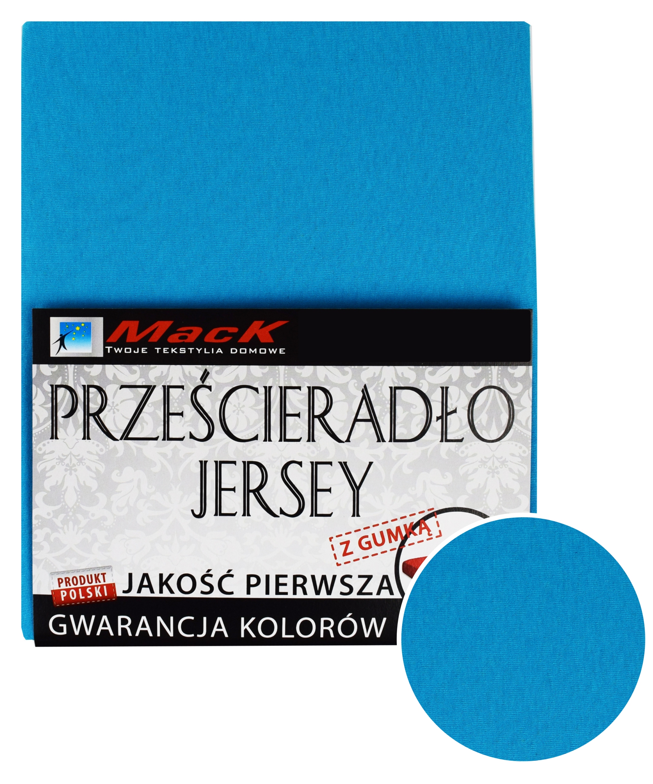 

Prześcieradło Jersey Z Gumką 120X200 ciemny morski
