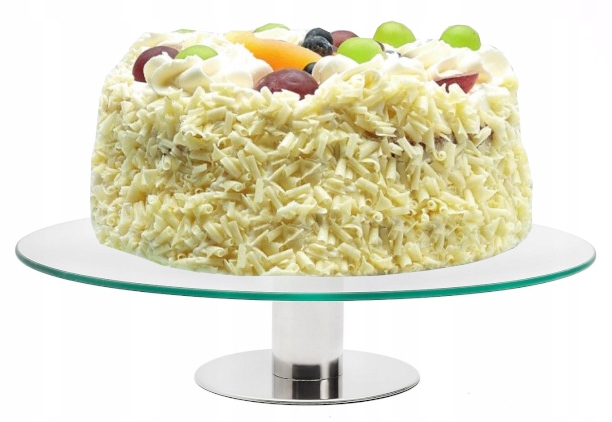 

Patera Obrotowa Szklana Na Tort Ciasto Owoce