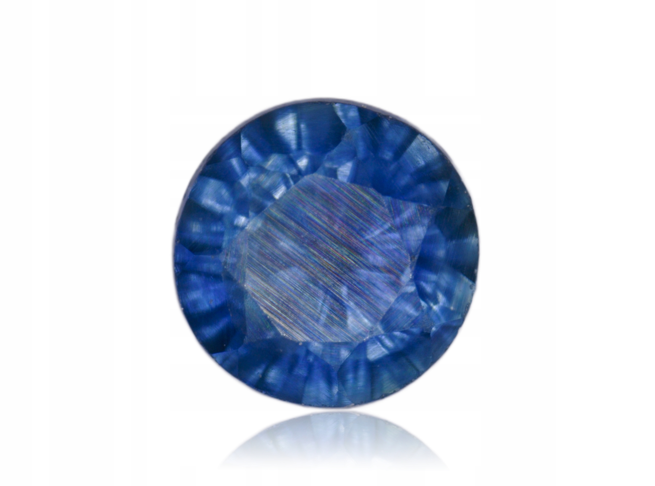 Safír 0.24ct Modrý Kulatý eCertifikát Wbd