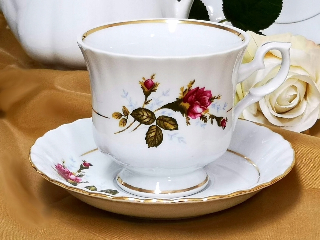 008 Zestaw Do Kawy 12/27 Iwona Malcer Porcelana