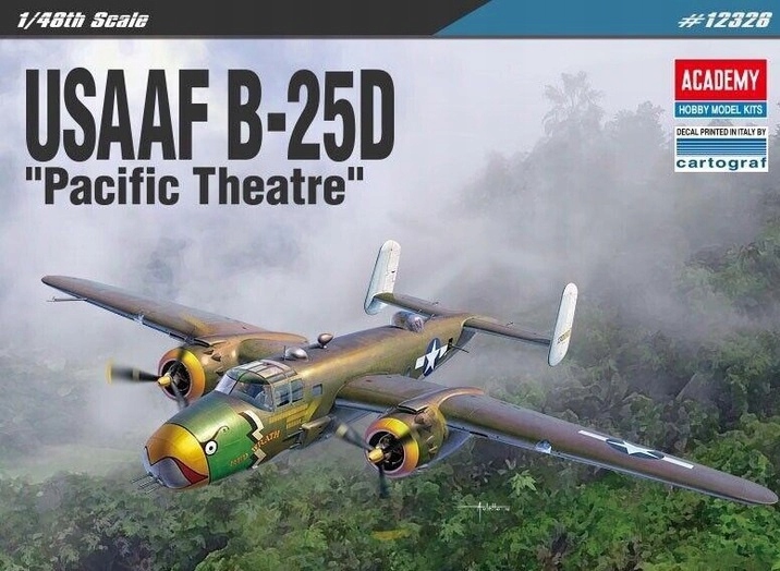 Academy 12328 Usaaf B-25D Pacific Theatre 1:48