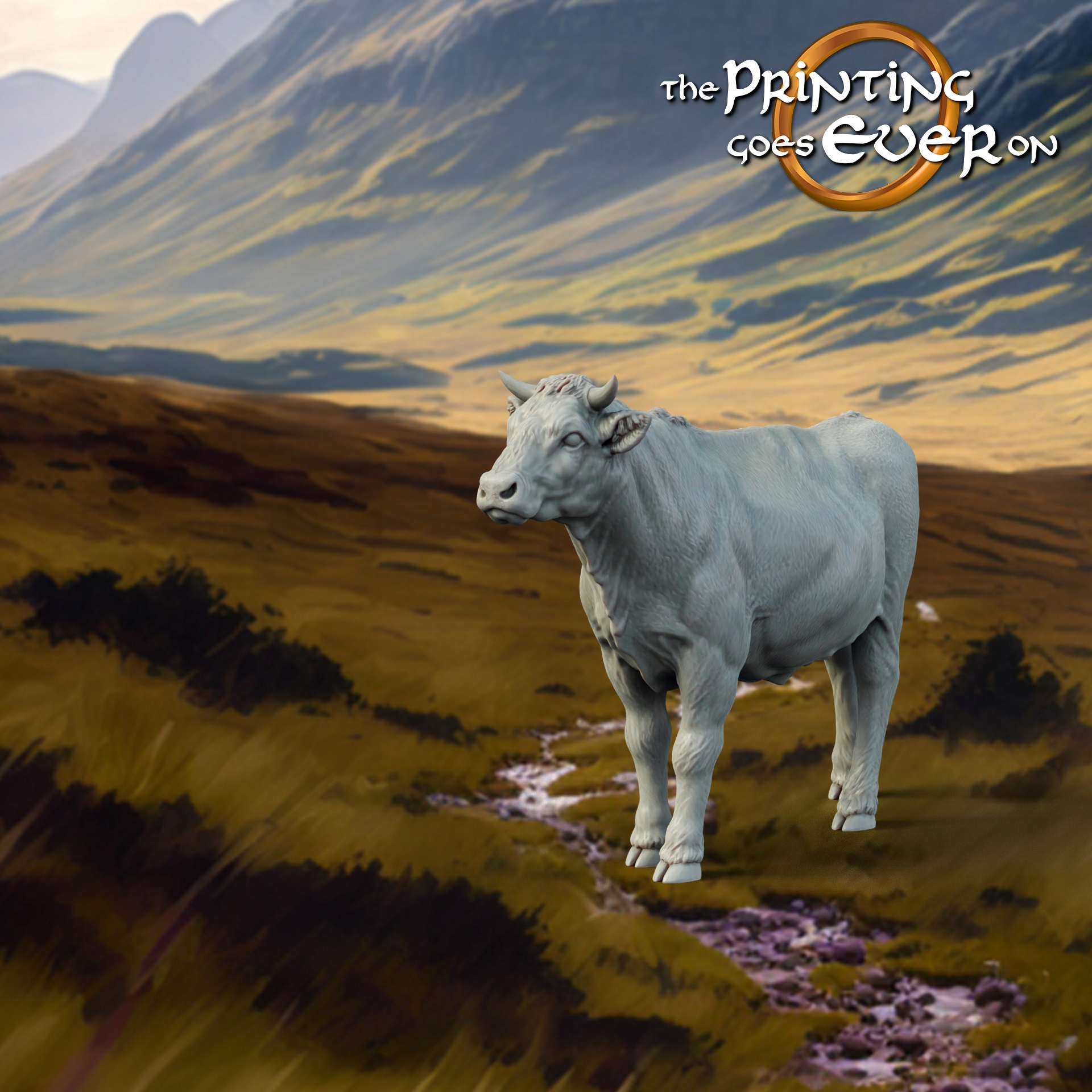 Cow The Printing Goes Ever On