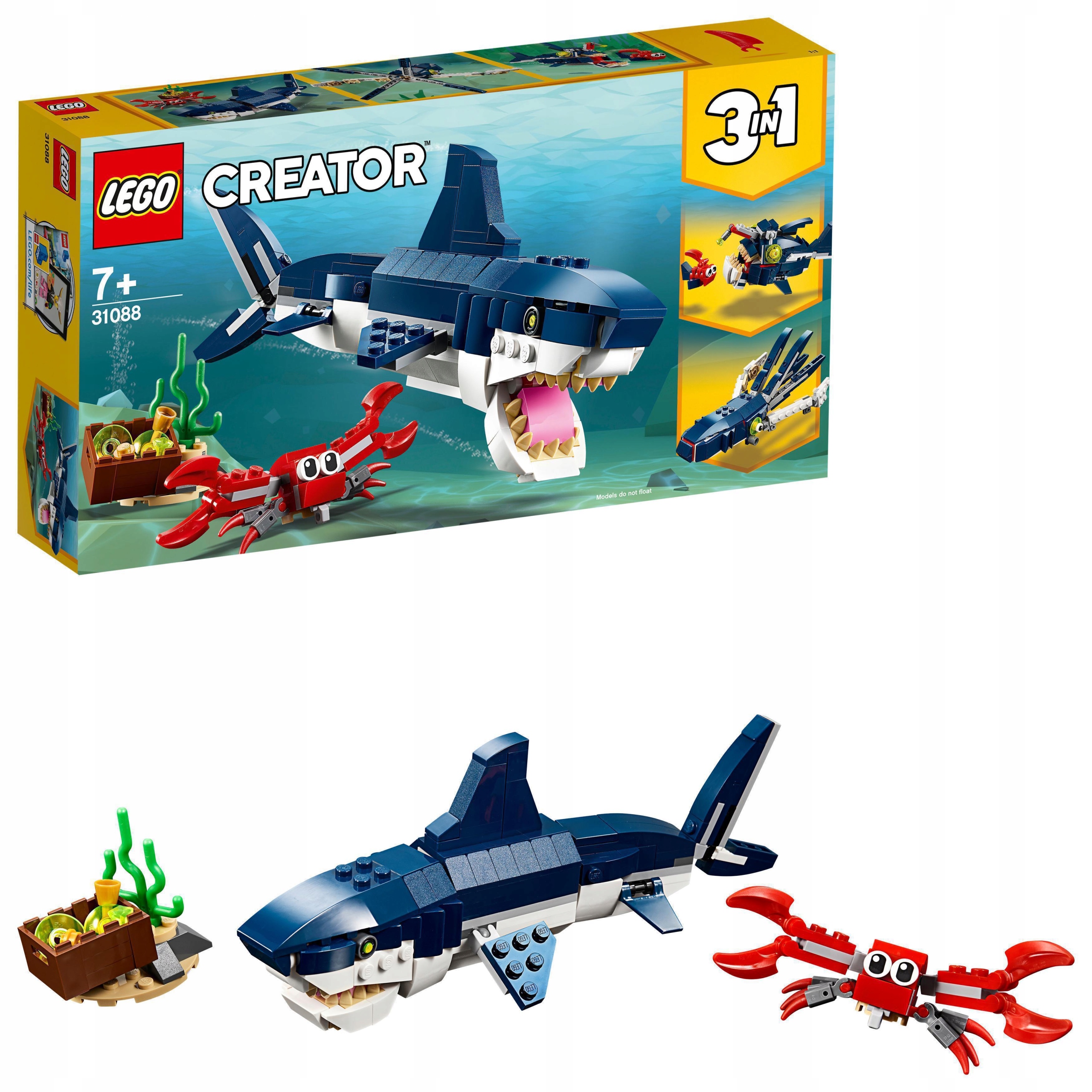 

Lego Creator Morskie stworzenia 3w1 31088