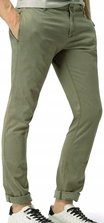 TOMMY HILFIGER spodnie chinos CHINO strech - 32/34