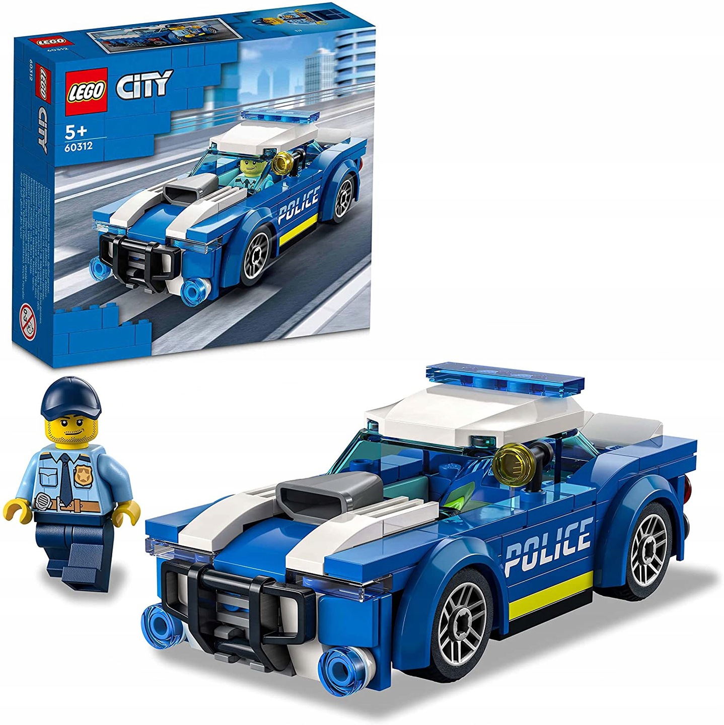 

Lego City 60312 Samochód Policja Auto Radiowóz