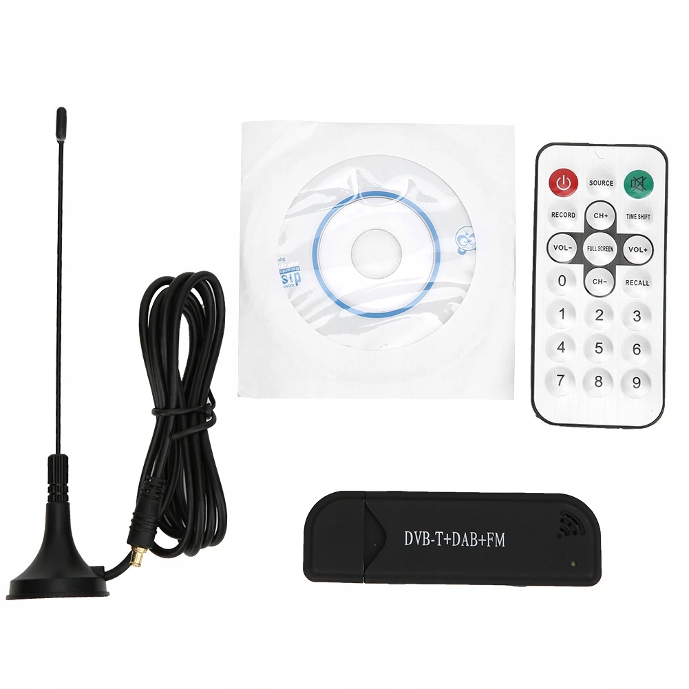 RTL2832U Usb Dvb T Fm Sdr Přijímač Dálkový Ovladač o5