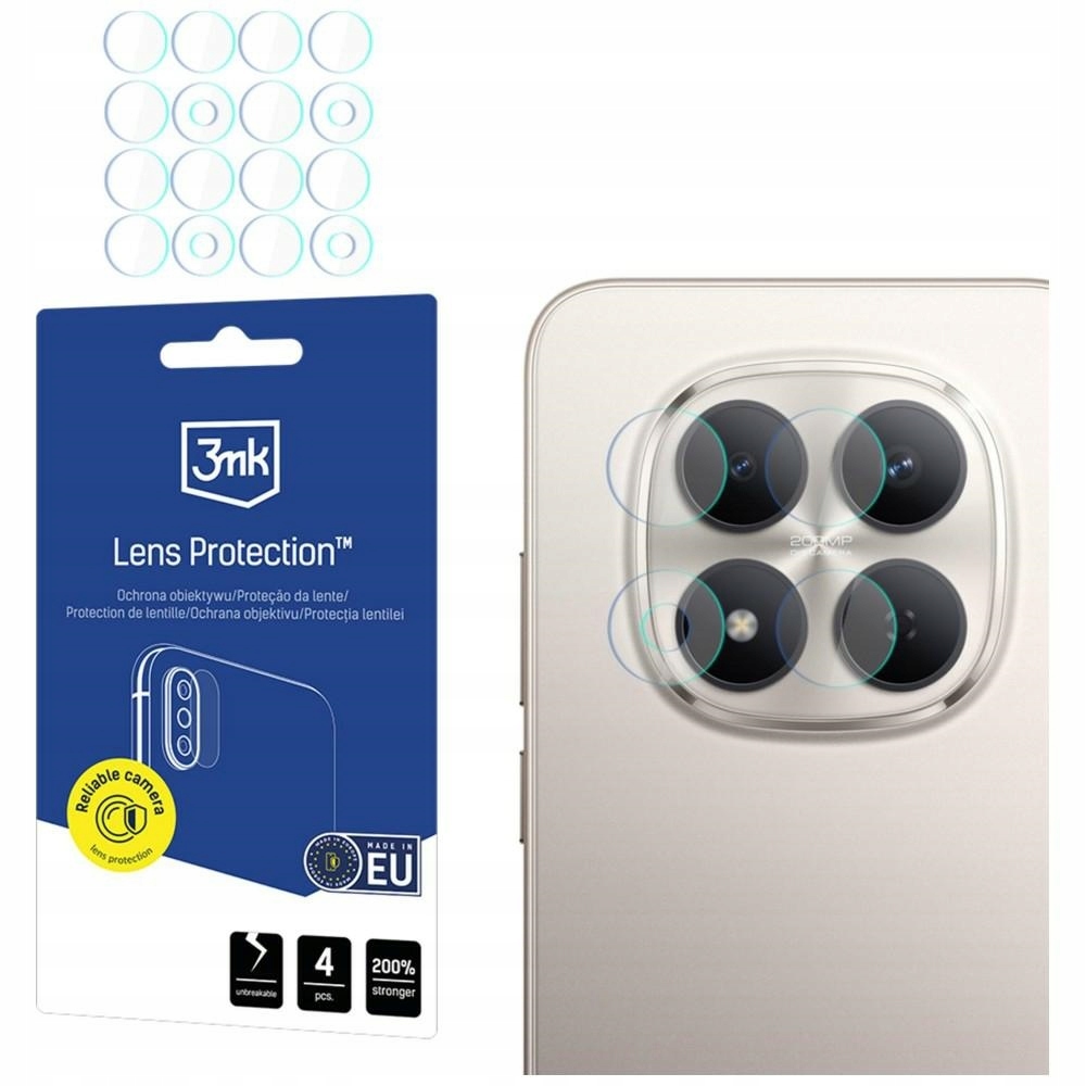 Szkło hybrydowe do obiektywu aparatu 3mk Lens Protection™ na Redmi