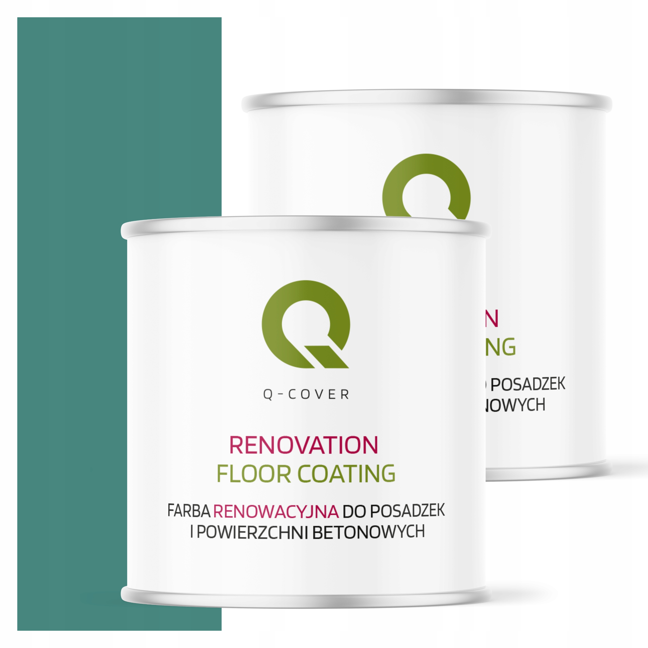 Ochranná farba na podlahy Renovačná tyrkysová Mätová 6033 Lesk 2,5L