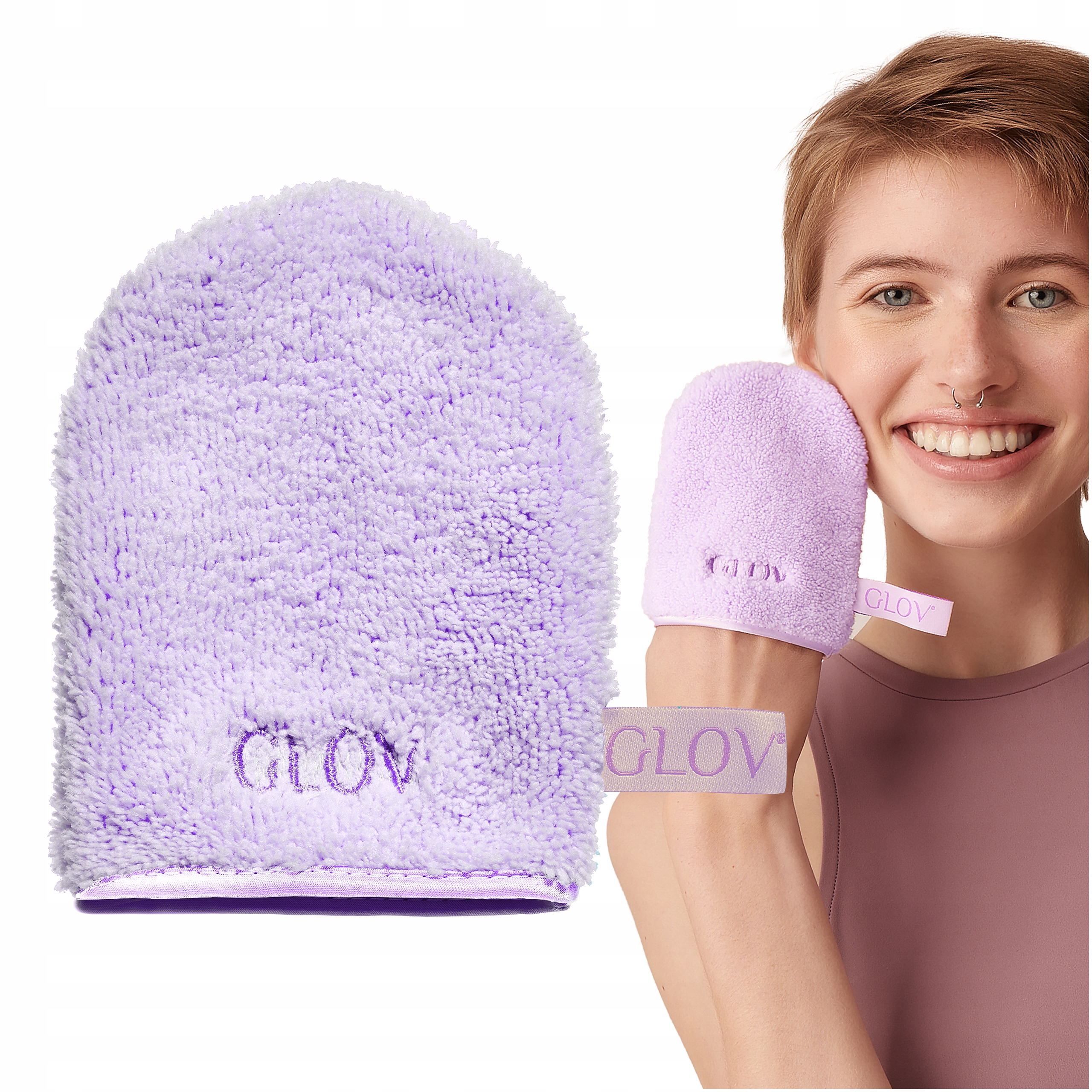 Rękawiczka do demakijażu GLOV On-the-go Very Berry