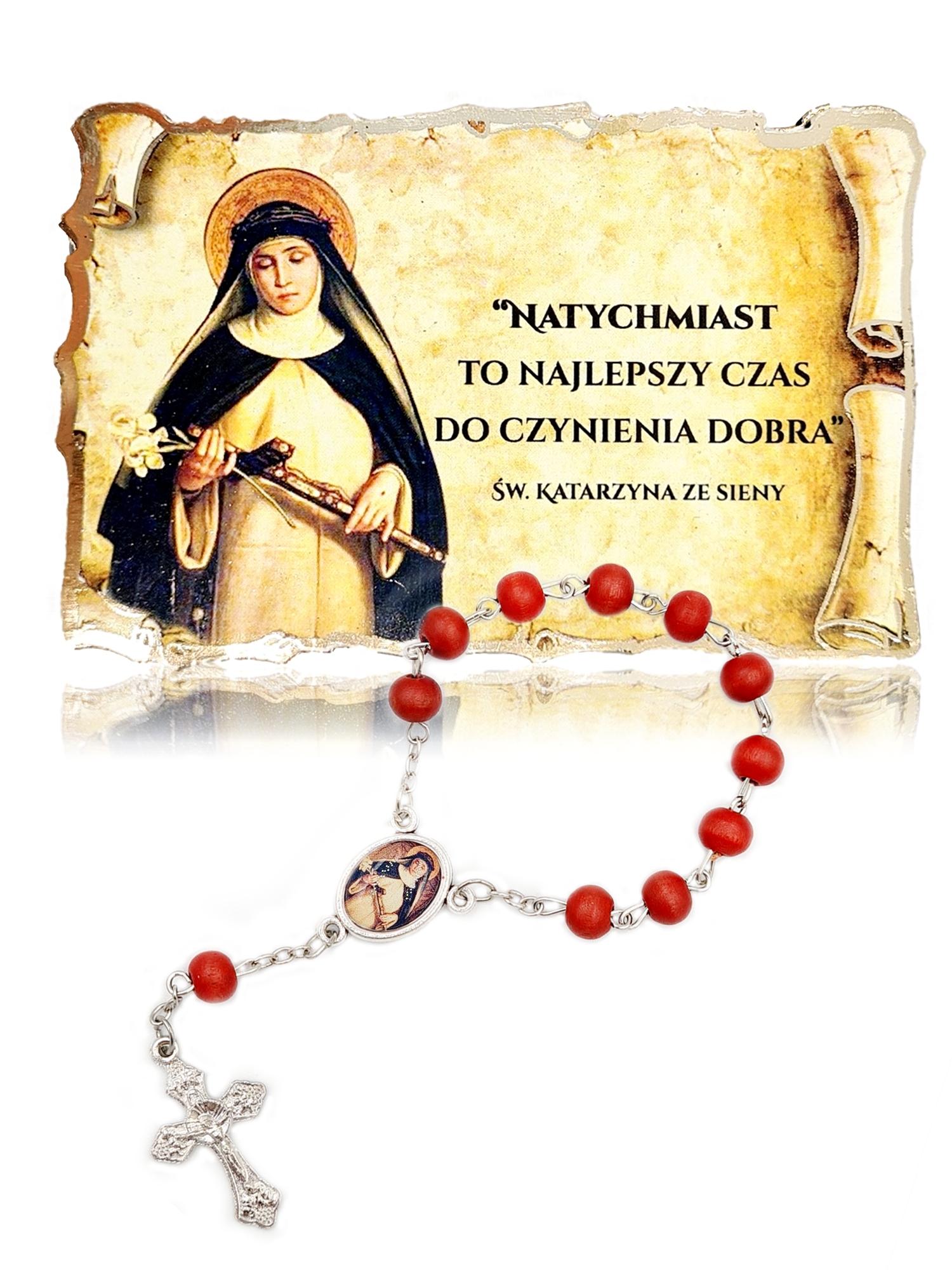 

Różaniec dziesiątka, Magnes Św. Katarzyna