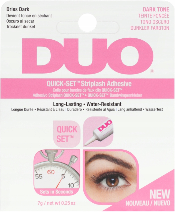 Duo Eyelash Adhesive Ciemny klej do rzęs i kępek