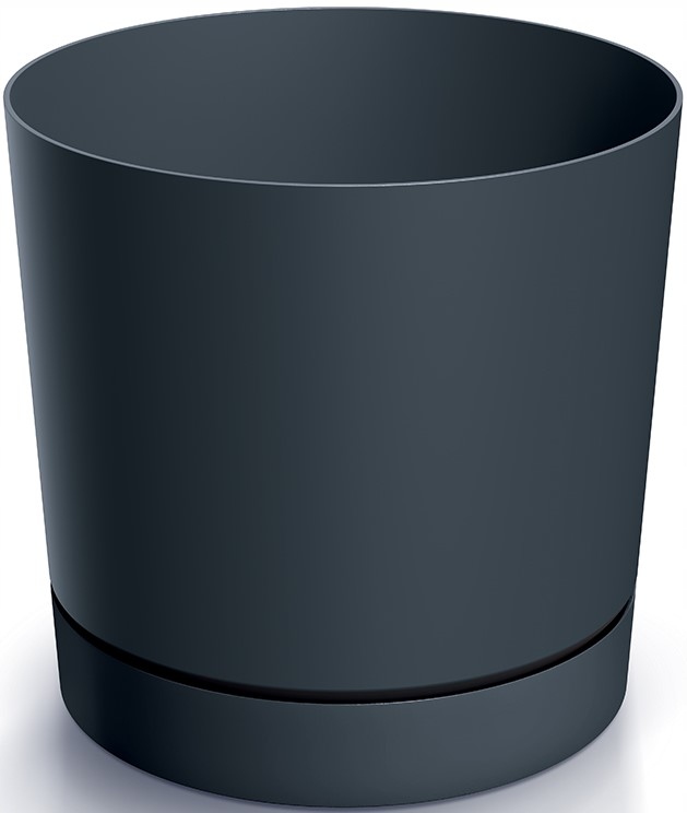 DONICZKA OSŁONKA Z PODSTAWKĄ TUBO P ANTRACYT 15CM