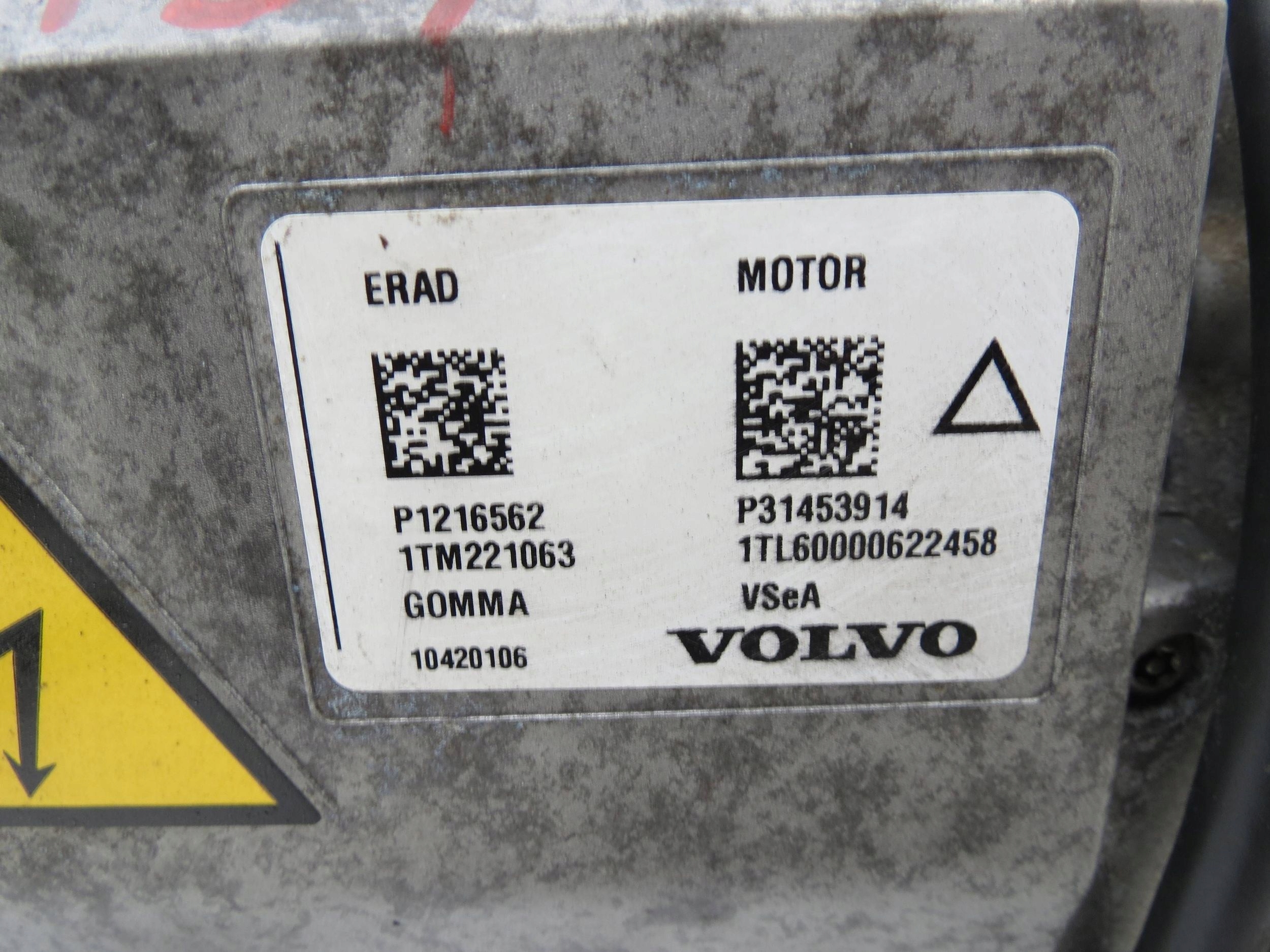 engine electrical VOLVO S90 V90 T8 HYBRYDA P1216562