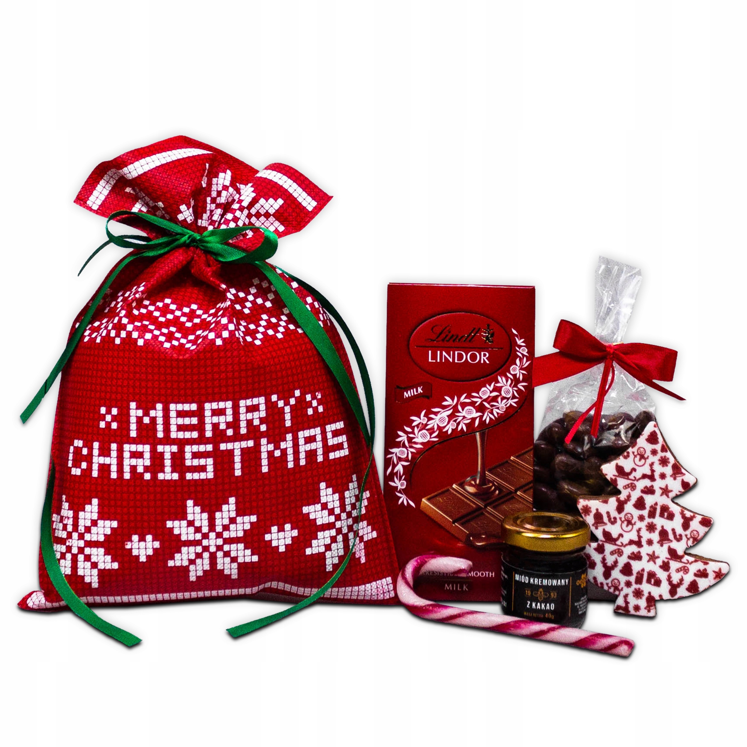 Levně Vánoční Dárková Sada Lindt Perník Med Mandle Dárek Taška