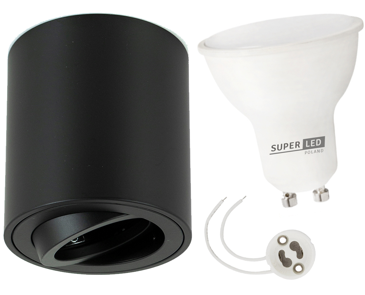 Oprawa Natynkowa Halogenowa Tuba Spot + GU10 LED 5W