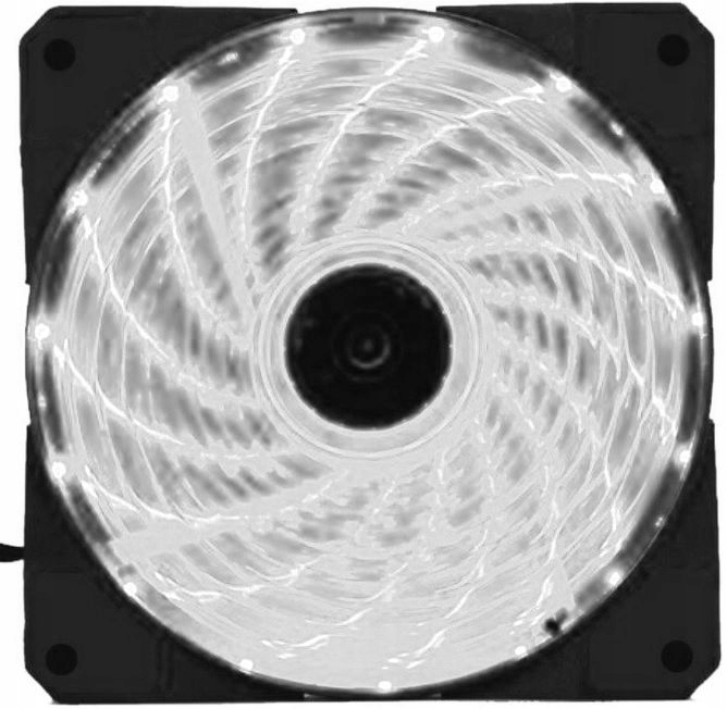 Wentylator LED GAMING 12cm 2 kolory 2pin Molex Rozmiar wentylatora 120 x 120 mm