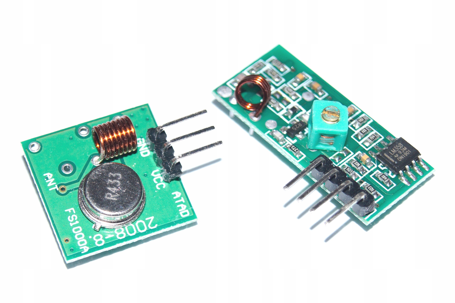 Moduł zestaw nadajnik/odbiornik 433MHz zgodny z Arduino/AVR/ESP/STM32