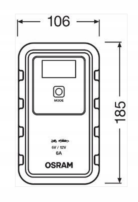Nabíjačka batérií Osram 4052899620537