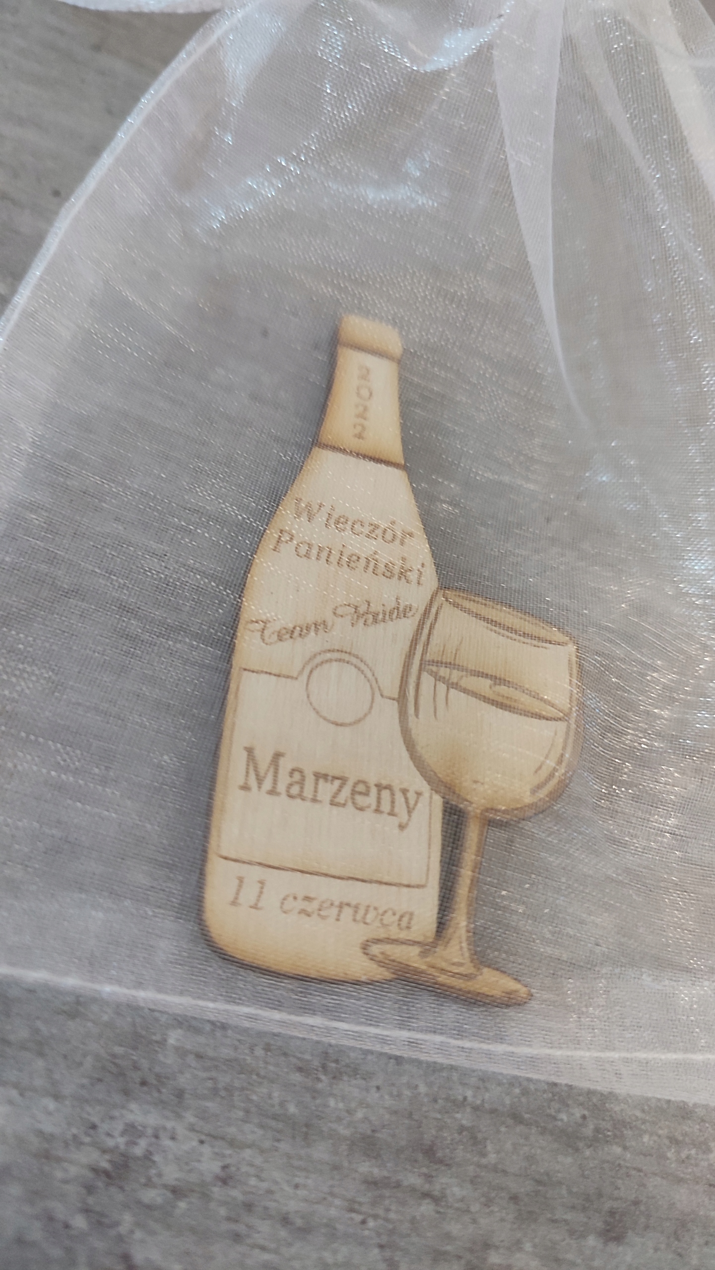 

Podziękowania dla gości magnesy Wieczór Panieński