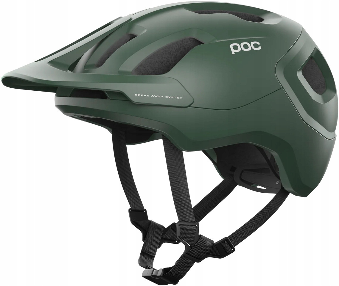 Cyklistická přilba Poc Axion Epidote Green Matt L 59-62 cm Enduro Am