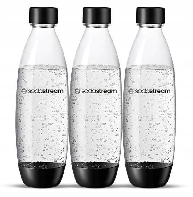 3x Butelki Butle Butelka Zestaw 3x 1L Na Wodę SodaStream Fuse Do Zmywarki