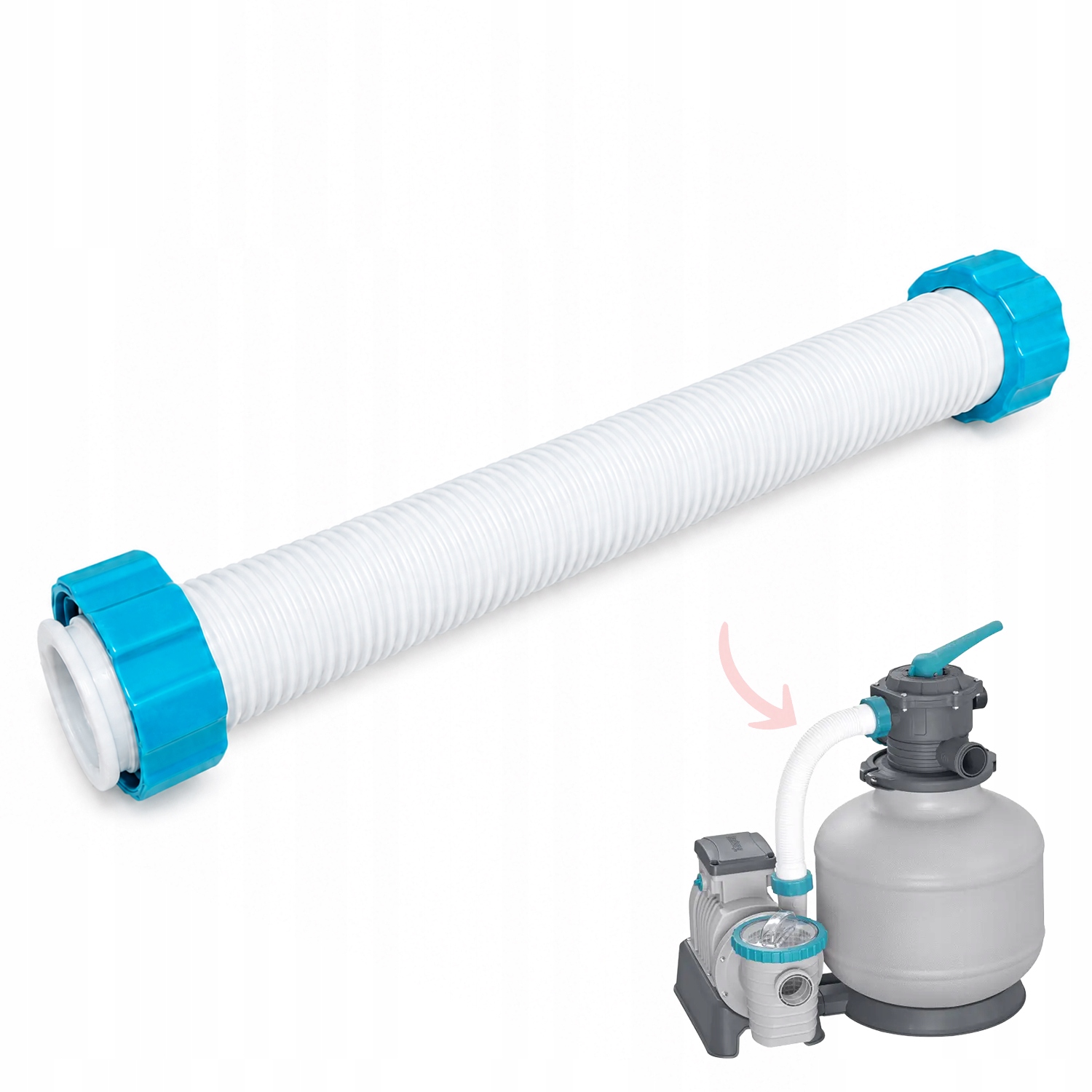 Hadicová trubka krátká Flowclear spojka pro pískovou pumpu 58486 Bestway