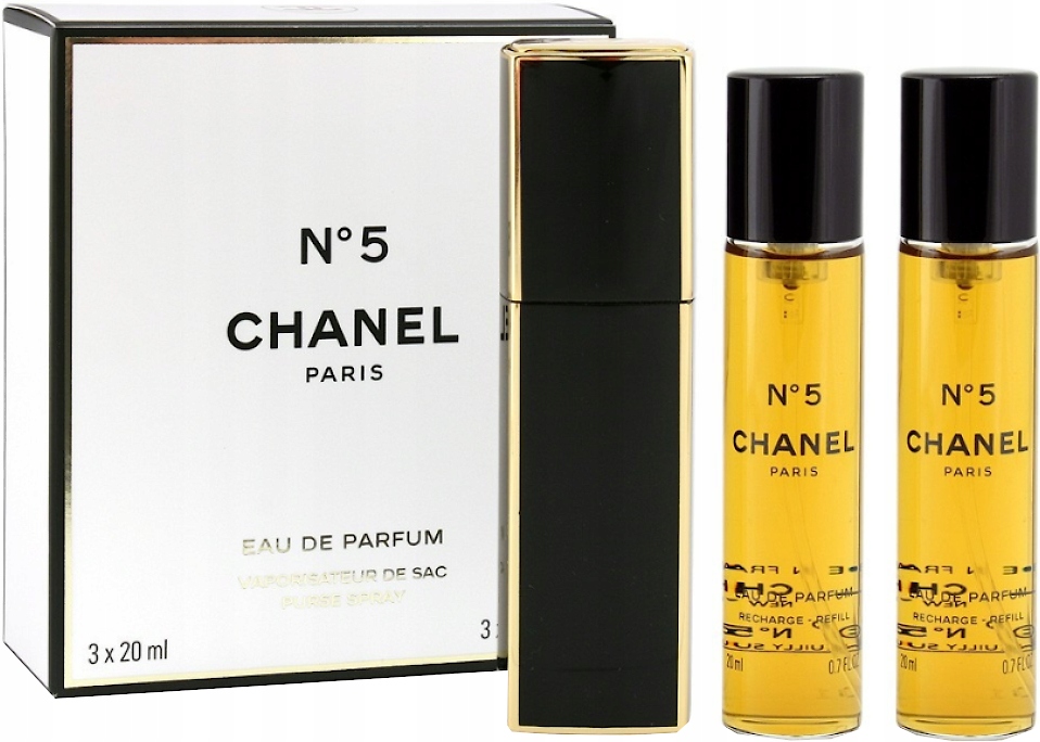 Chanel No.5 parfémovaná voda 60 Ml (3x20 ml) Ozdobné Balení