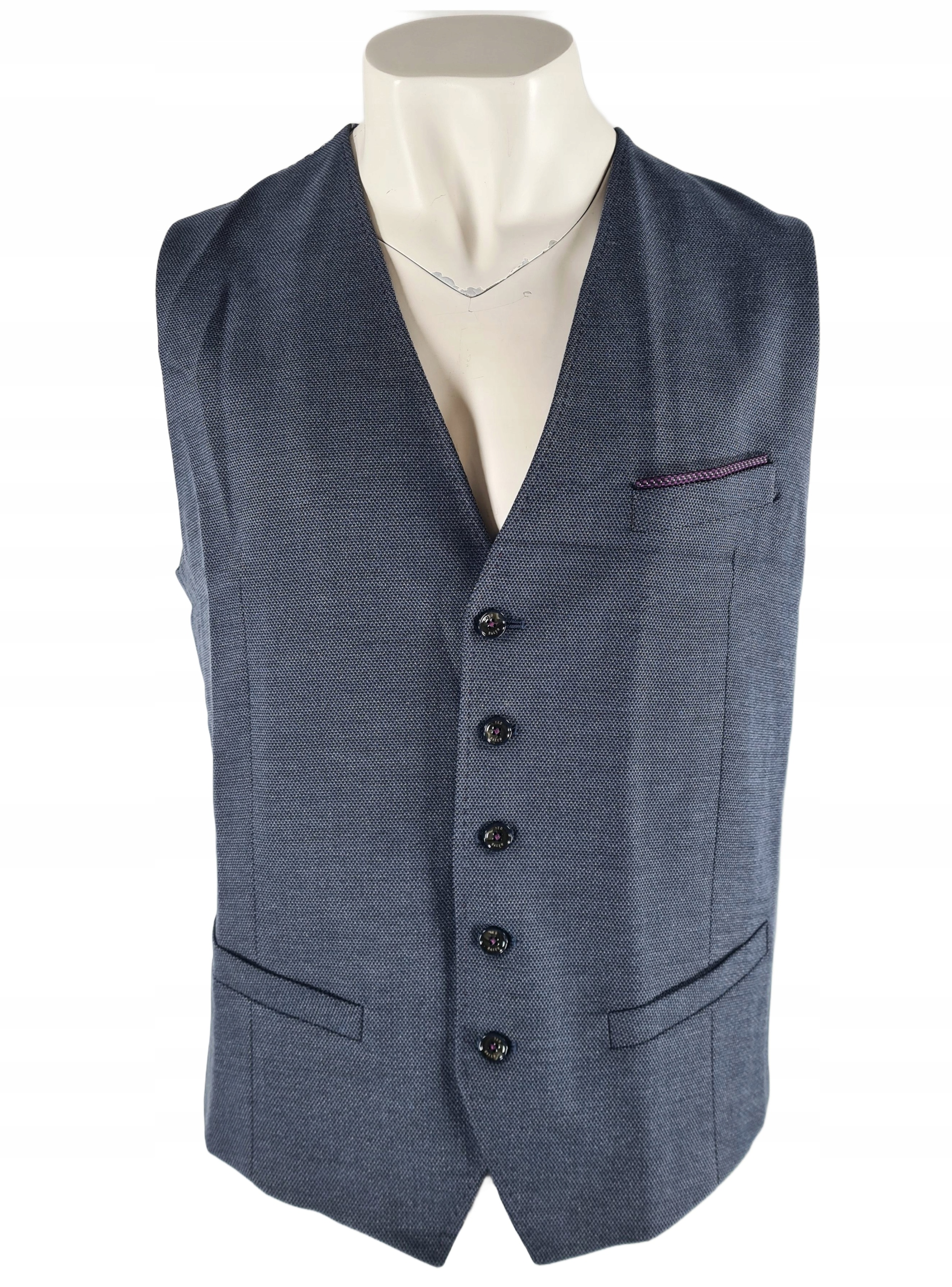 Ted Baker Cabwai Mini Design Waistcoat Vesta r.XXL