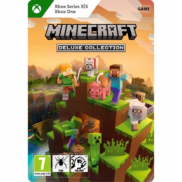 Minecraft Deluxe Collection Xbox One Series Xs Klucz bez Vpn