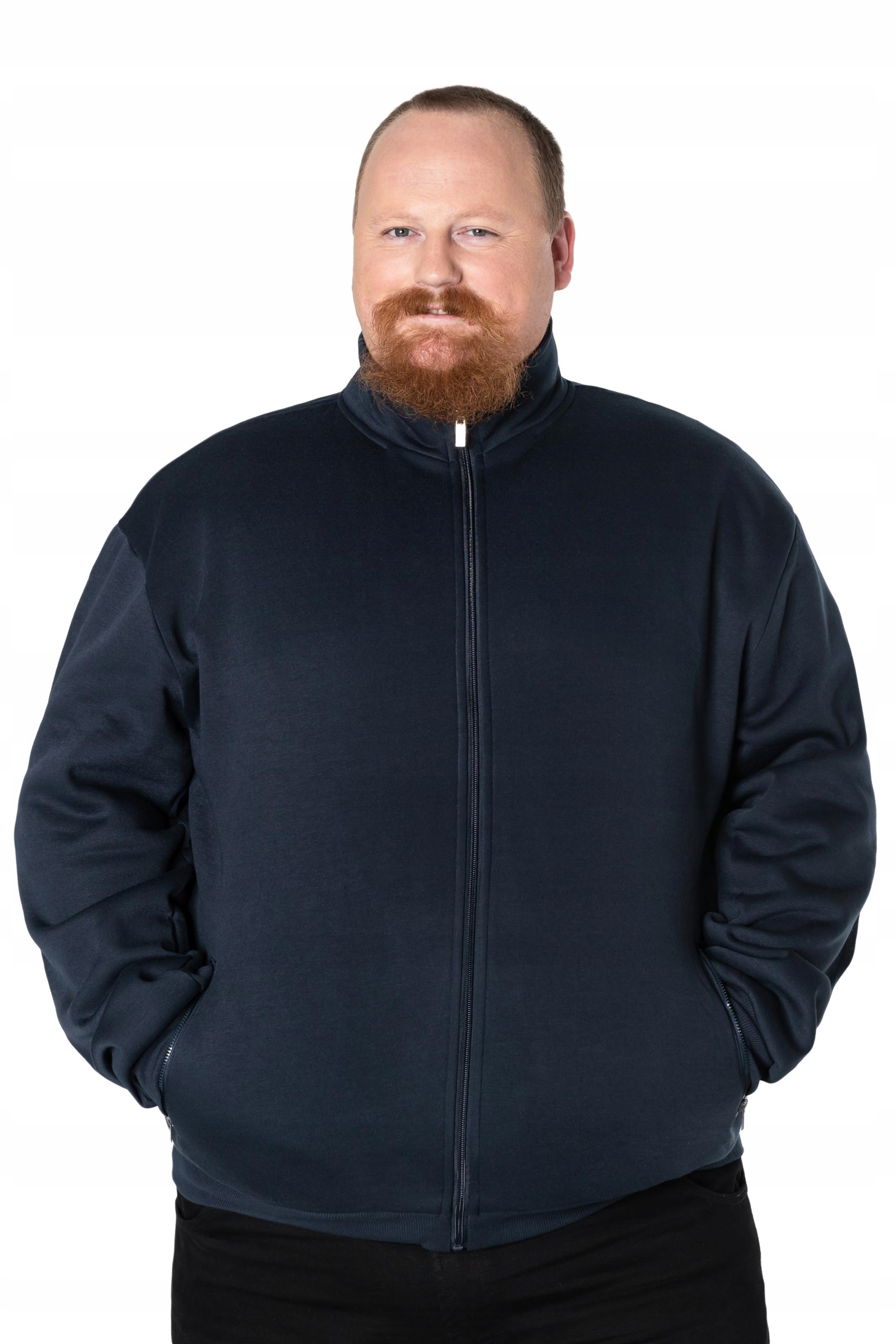 

Duża Bluza Dresowa Męska Rozsuwana 4909-04 r 4XL