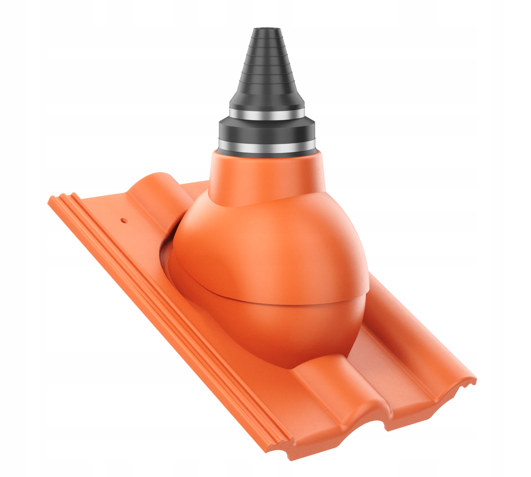 Anténní přechodová střešní krytina Euronit Extra Červená