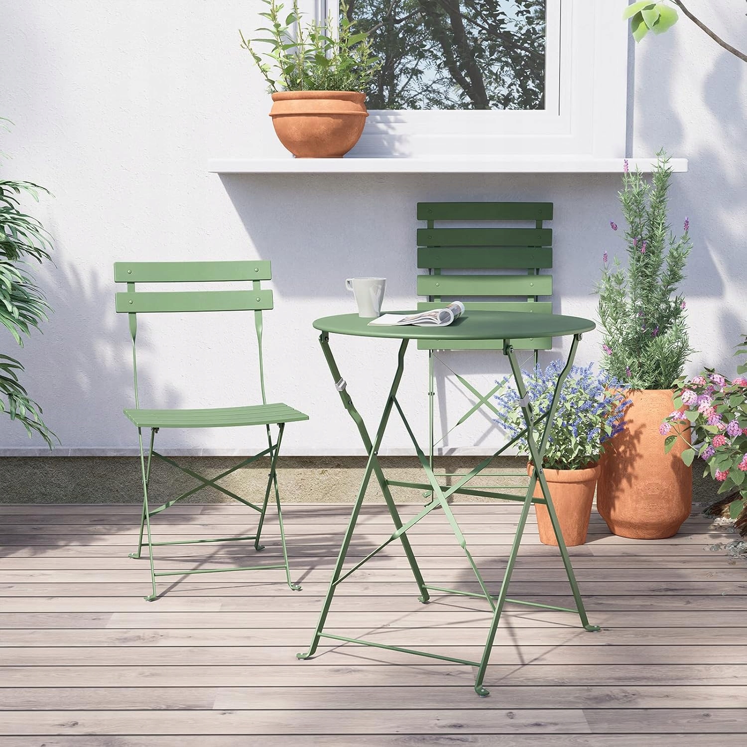 Skladací bistro set 3 kusy