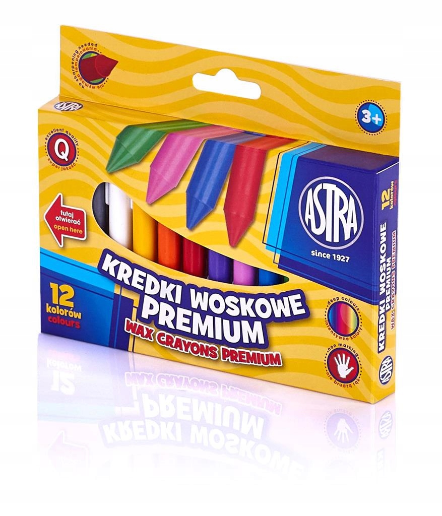 

Kredki Woskowe Astra Premium