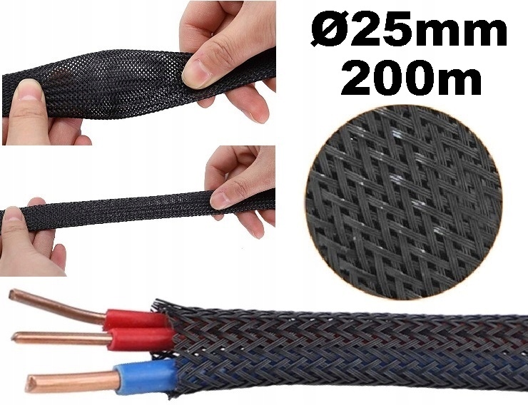 Opletenie káblov Kryt káblov 18-35 mm 200 m