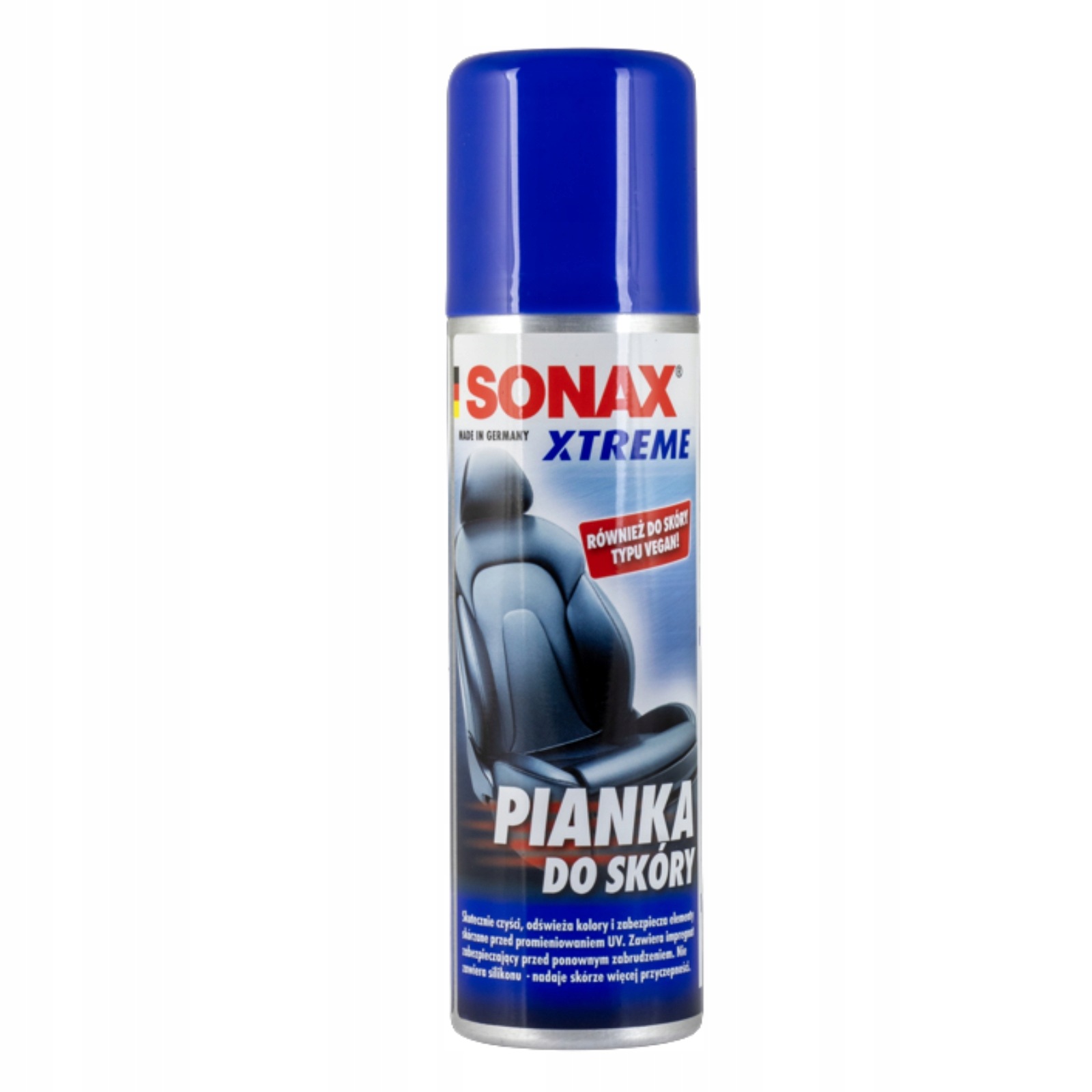 Sonax Pianka Do Czyszczenia Konserwacji Skóry Nano Pro 250 ml Do Foteli