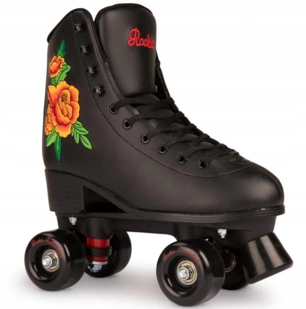 Kolečkové Brusle Rookie Rosa Black Quad Roller Velikost 40.5 RKE-SKA-2831