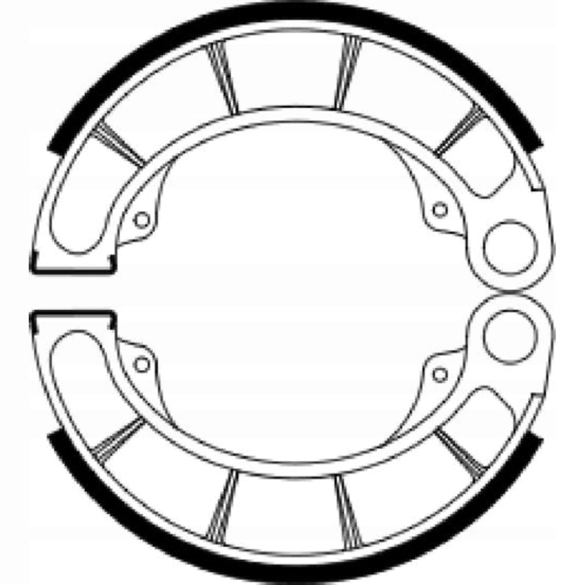 SZCZĘKI HAMULCOWE KPL.