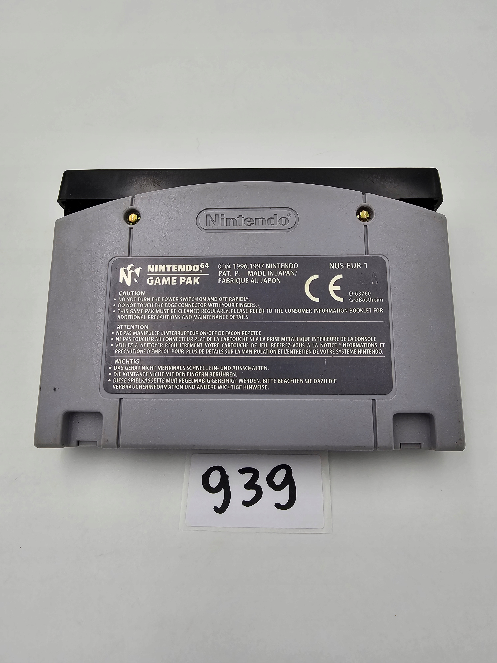 NINTENDO 64 THE LEGEND OF ZELDA OCARINA OF TIME ORYGINAŁ EAN (GTIN) 045496870041