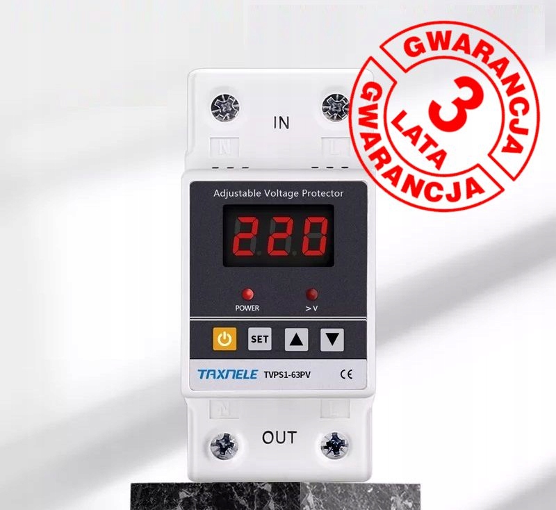 

Obniżenie napięcia (253V) w sieci TVPS1-63PV (63A)