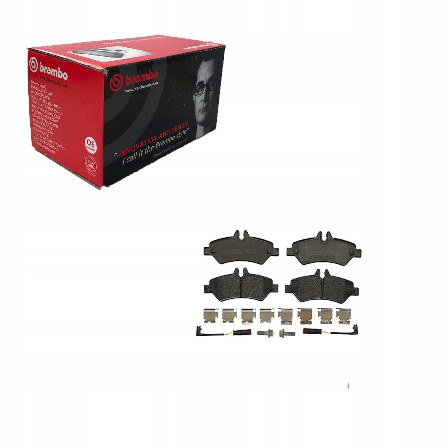 

Brembo Klocki Hamulc. Mercedes Sprinter 06- Tył