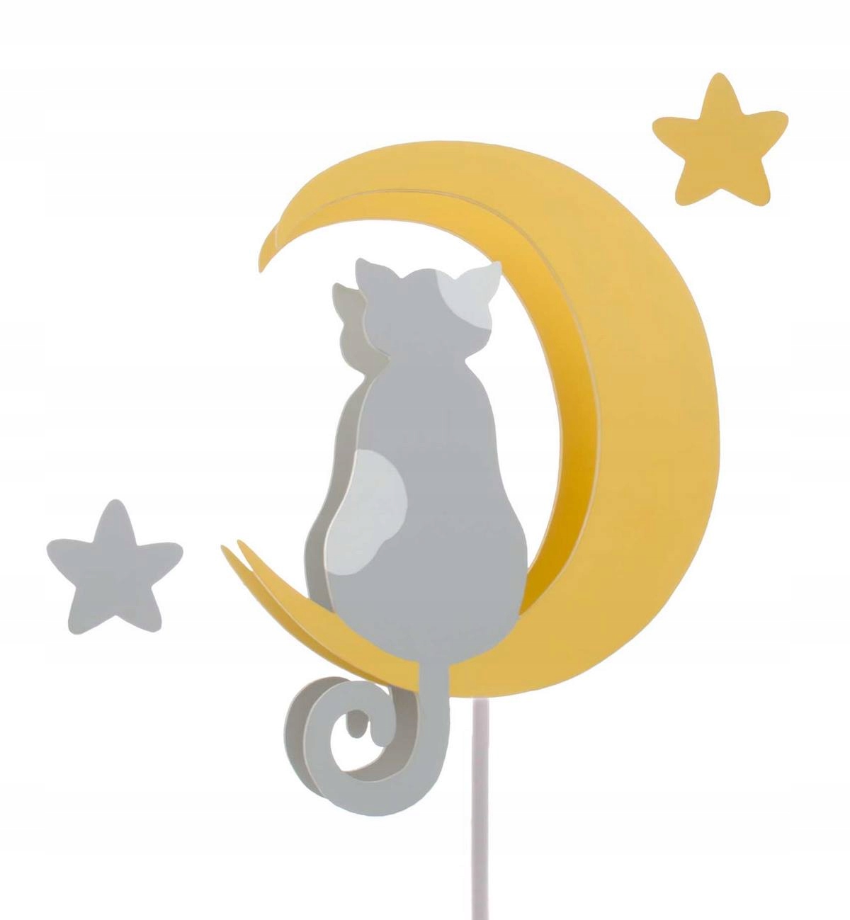 Lampka naścienna Kot na księżycu