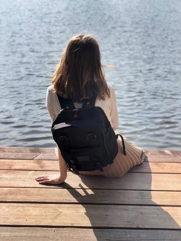 WROCŁAW Plecak Himawari na laptopa 13,3 14,1 czarn