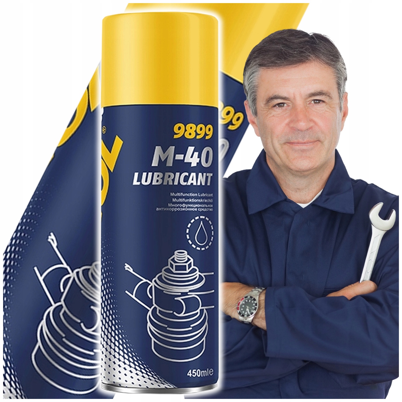 Preparat wielofunkcyjny M-40 Lubricant 9899 Mannol 450 ml