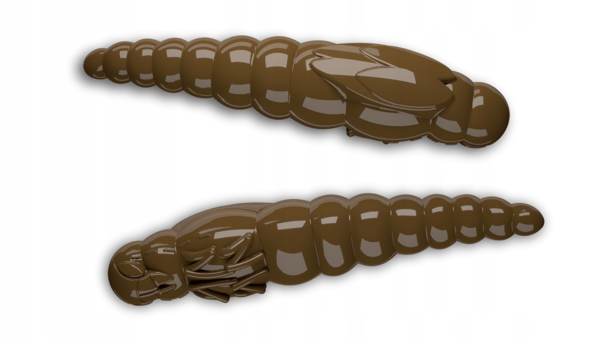 Przynęta Largo Slim 34mm, smak: kryl, kolor: brown, słoik 12 szt.