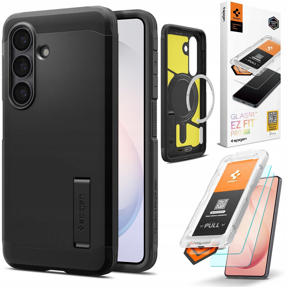 Spigen: Pancéřové Pouzdro Tough Armor MagSafe 2x Sklo pro Samsung Galaxy S26