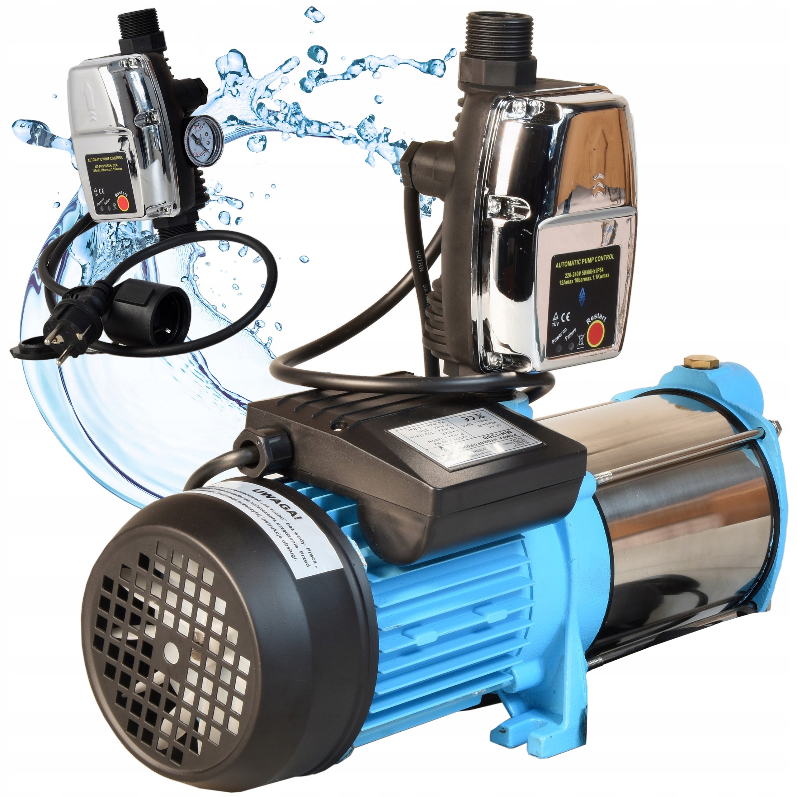 Hydrofor Beznádržová Hydroforová pumpa Max-h 1300 Automat 1300 W 6000 l/h